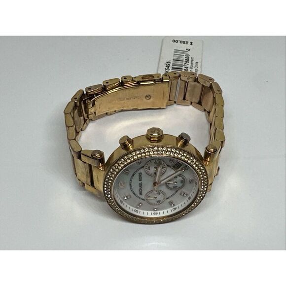 Michael Kors Parker MK5491 Women\'s Gold Stainless Steel Analog Dial Watch NUL35 main image 10